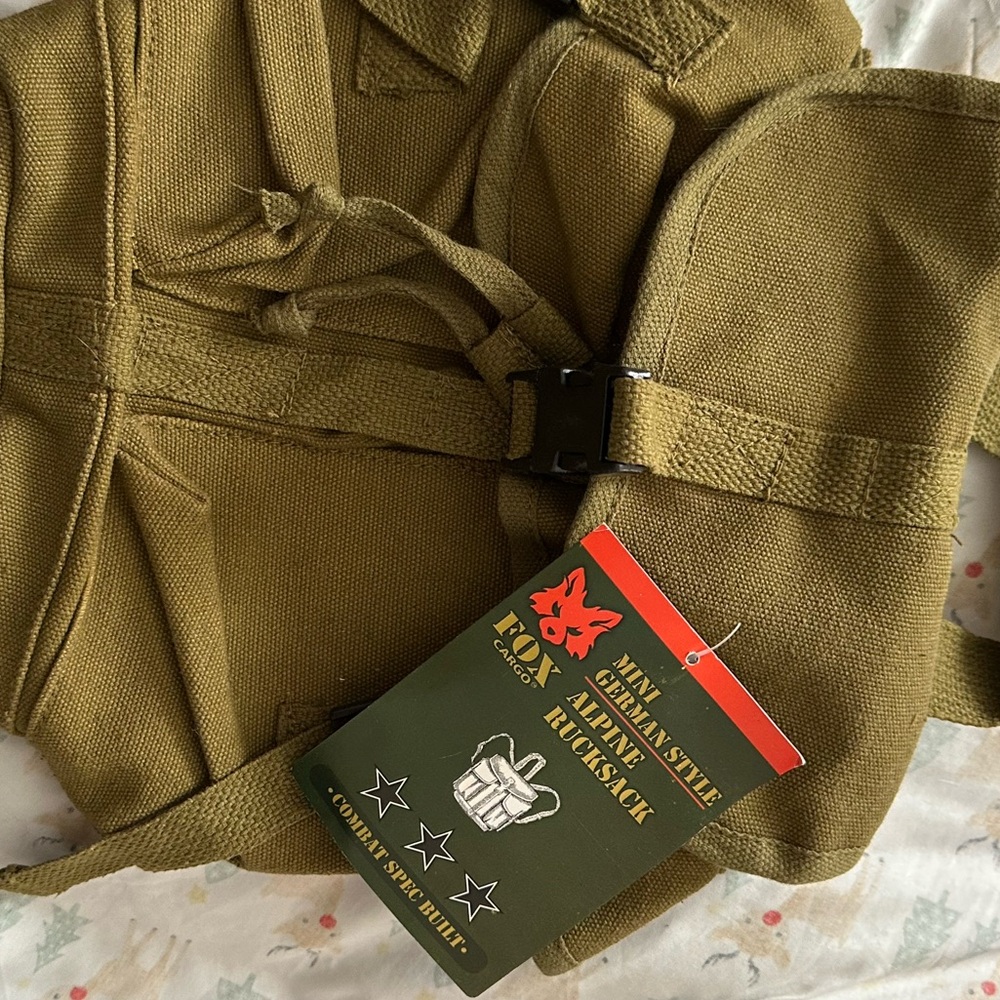 Military style backpack